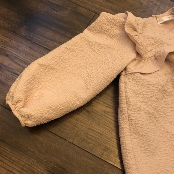 Zara | 4-5 | Pink Ruffled Kids Dress - Picture 3 of 4